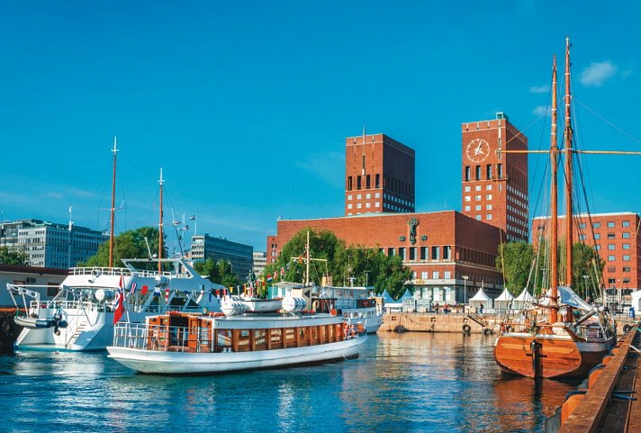 Reizvolles Norwegen - Rathaus, Oslo