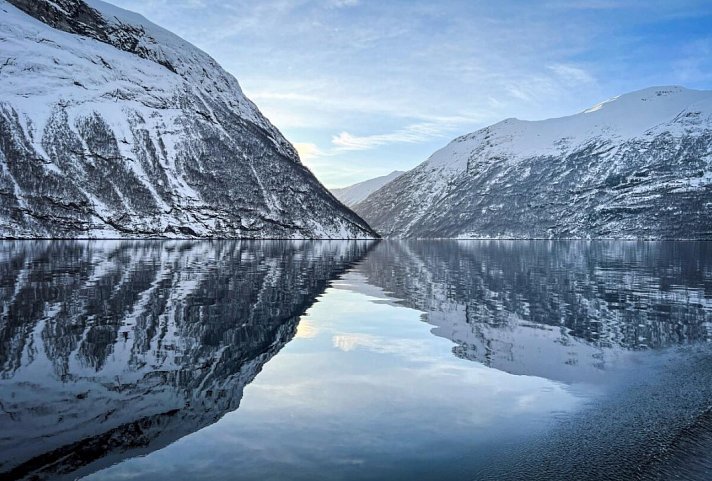 Winter im Geirangerfjord - Geirangerfjord