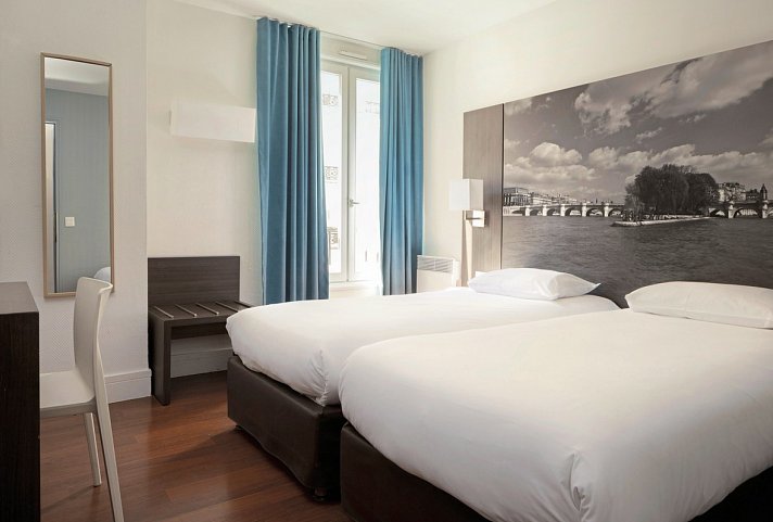 Hôtel Victoria - Wohnbeispiel Doppelzimmer Standard (Zimmercodierung DG1)