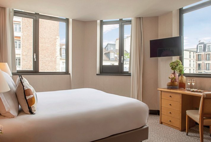 Les Jardins du Marais - Wohnbeispiel Doppelzimmer Superior (Zimmercodierung DS1)