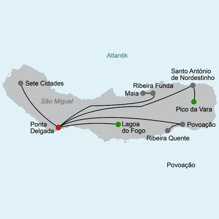 São Miguel Highlights erwandern