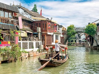 China mit Komfort und Genuss - Wasserstadt Zhujiajiao
