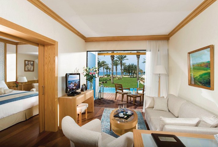 Constantinou Bros Asimina Suites - Wohnbeispiel Suite Executive 1 Schlafzimmer Privat-Pool (Zimmercodierung WTG)