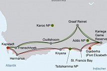 Gartenroute zum Verweilen (Gqeberha (Port Elizabeth) - Kapstadt)