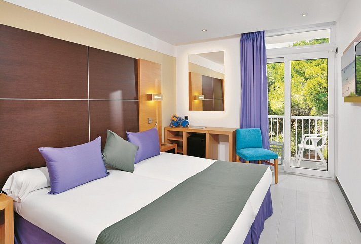 Isla de Cabrera Hotel - Wohnbeispiel Doppelzimmer (Zimmercodierungen DB1 & DB2)