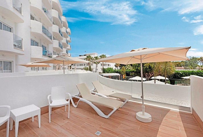 AluaSun Continental Park - Beispiel Balkon (Zimmercodierung DS1)