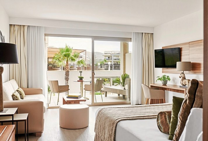 Zafiro Palace Alcudia - Wohnbeispiel Juniorsuite (Zimmercodierungen JB1, JB3, J1D, J2D, J1P, J2P, J1Q, J2Q, JB2 & JB4)