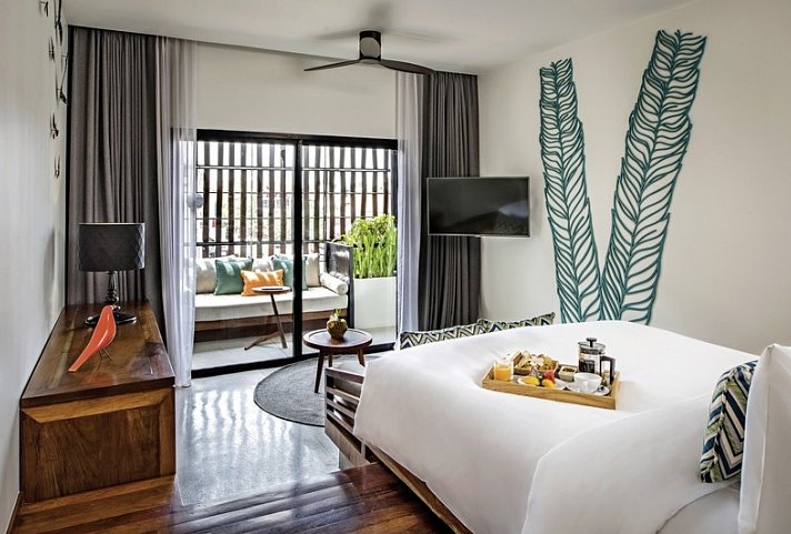 Kambodscha mit Flair - Wohnbeispiel Kingfisher Deluxe Room