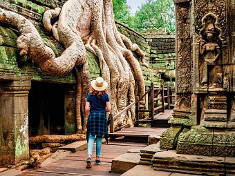 Im Herzen Indochinas (Privatreise) - Ta Prohm Tempel, Angkor