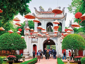 Im Herzen Indochinas (Privatreise) - Literaturtempel Hanoi