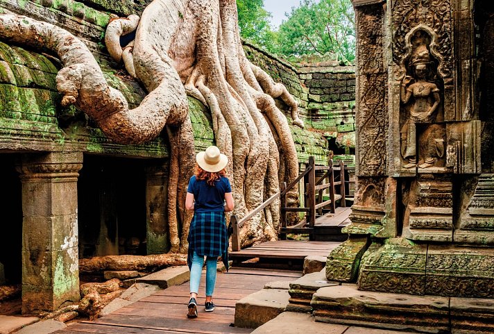 Im Herzen Indochinas (Gruppenreise) - Ta Prohm Tempel, Angkor