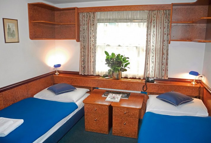 Botel Admiral - Wohnbeispiel Doppelzimmer Standard (Zimmercodierung DG1)
