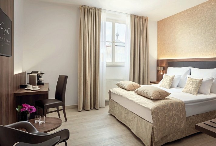 Michelangelo Grand Hotel Prague - Wohnbeispiel Doppelzimmer Deluxe (Zimmercodierung DD1)