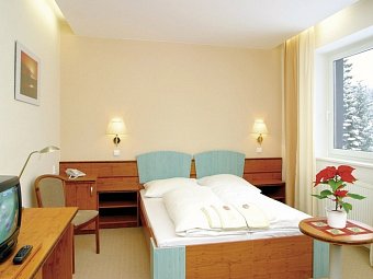 Interhotel Montana - Wohnbeispiel Doppelzimmer (Zimmercodierungen DP1 & DB1)