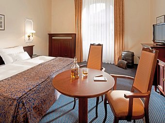 Excelsior - Wohnbeispiel Doppelzimmer Standard o. Superior (Zimmercodierungen DG1 & DS1)