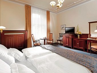 Excelsior - Wohnbeispiel Doppelzimmer Standard o. Superior (Zimmercodierungen DG1 & DS1)