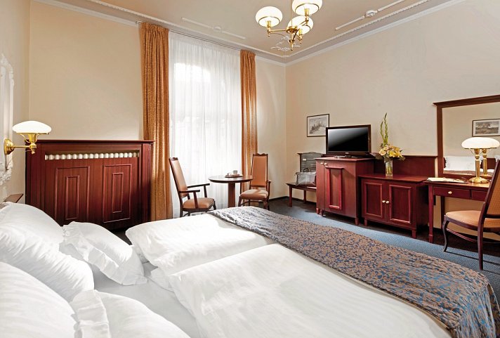 Excelsior - Wohnbeispiel Doppelzimmer Standard o. Superior (Zimmercodierungen DG1 & DS1)