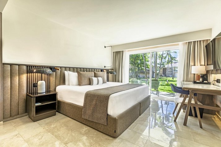 Grand Palladium Select Bávaro - Wohnbeispiel Romance Suite Garden View (Zimmercodierung W1G)