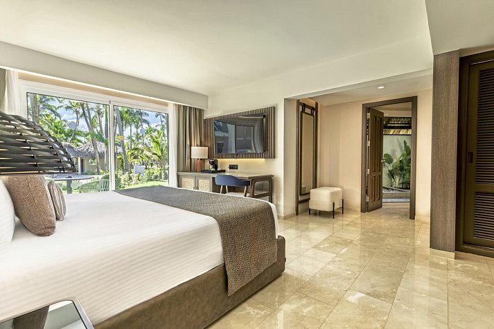 Grand Palladium Select Bávaro - Wohnbeispiel Romance Suite Garden View (Zimmercodierung W1G)