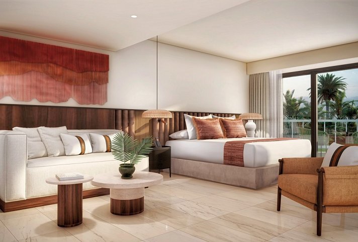 Grand Palladium Select Bávaro - Wohnbeispiel Junior Suite Garden View (Zimmercodierung JBG)