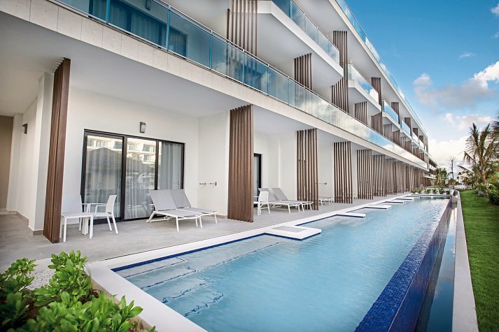 Serenade Punta Cana Beach & Spa Resort - Wohnbeispiel Luxury Swim Out (Zimmercodierung UUQ)
