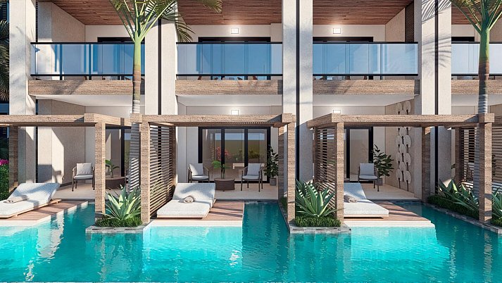 Serenade Caribe Club Family Beach Resort - Modellbild Luxury Swim Out (Zimmercodierung UUQ)