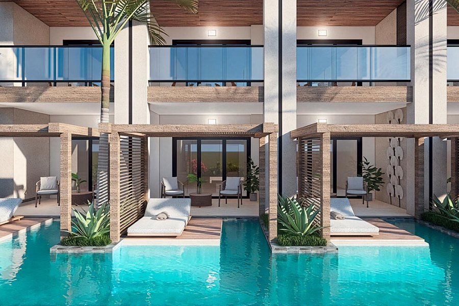 Serenade Caribe Club Family Beach Resort - Modellbild Luxury Swim Out (Zimmercodierung UUQ)