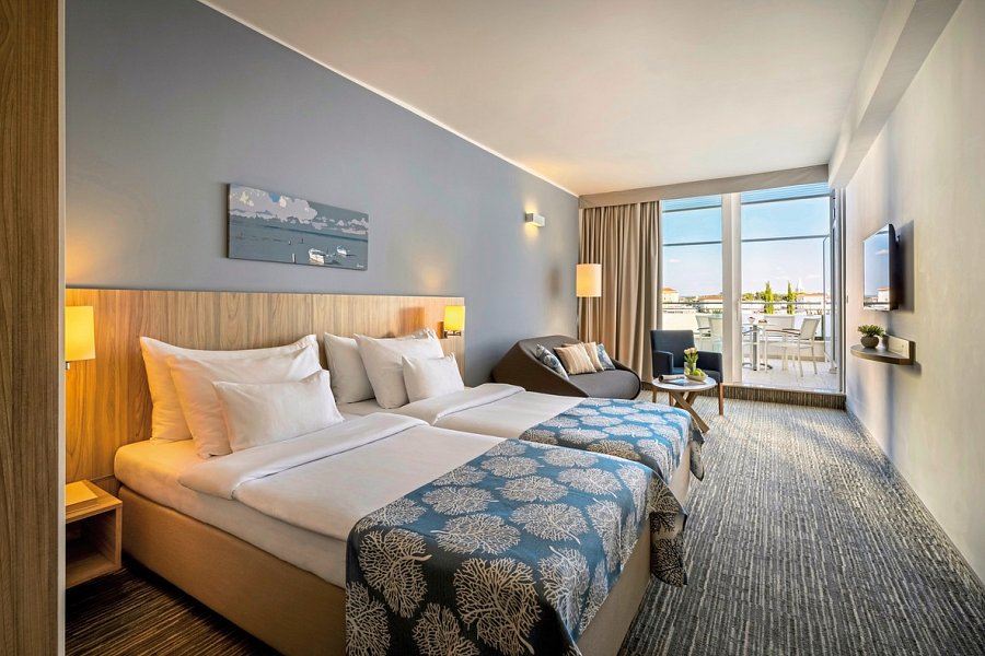 Isabella Island Resort Valamar Collection - Wohnbeispiel Zimmer für 2 plus 2 Meerblick (Zimmercodierung FBU)