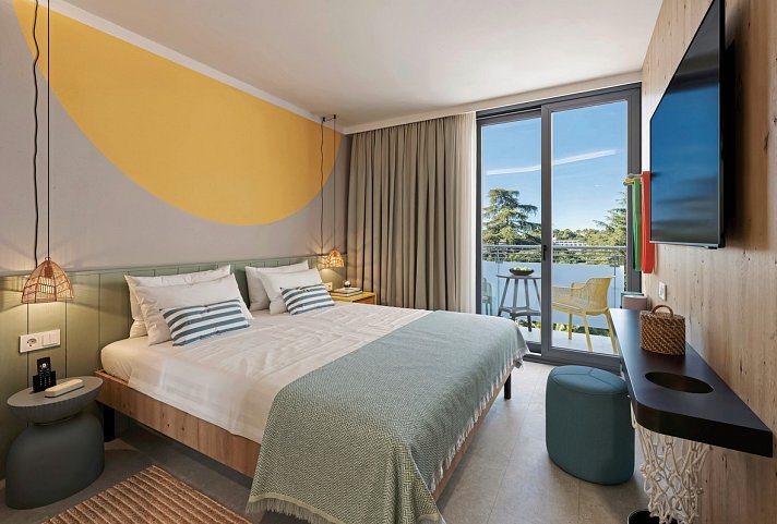 Sunny Porec Hotel by Valamar - Wohnbeispiel Zimmer für 2 (Zimmercodierung DS1)