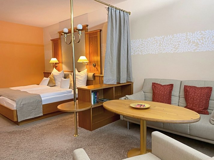 Wellness- & Nationalpark-Hotel Schliffkopf - Wohnbeispiel Einzelzimmer (Zimmercodierung EB1)