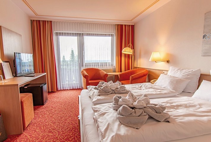 Wellnesshotel Hohenrodt - Wohnbeispiel Doppelzimmer Kinzigtal (Zimmercodierungen DB1, DX1 & DX2)