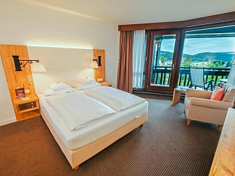 Vier Jahreszeiten am Schluchsee - Wohnbeispiel Queensize Waldseite (Zimmercodierung DB1)