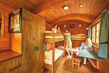 Tipi Town - Wohnbeispiel Planwagen Holz