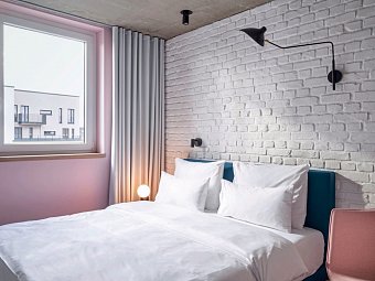 URBAN LOFT Cologne - Wohnbeispiel Doppelzimmer Urban Basic (Zimmercodierung DG1)