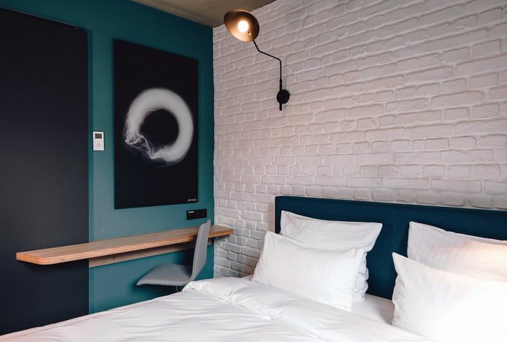 URBAN LOFT Cologne - Wohnbeispiel Doppelzimmer Urban Basic (Zimmercodierung DG1)