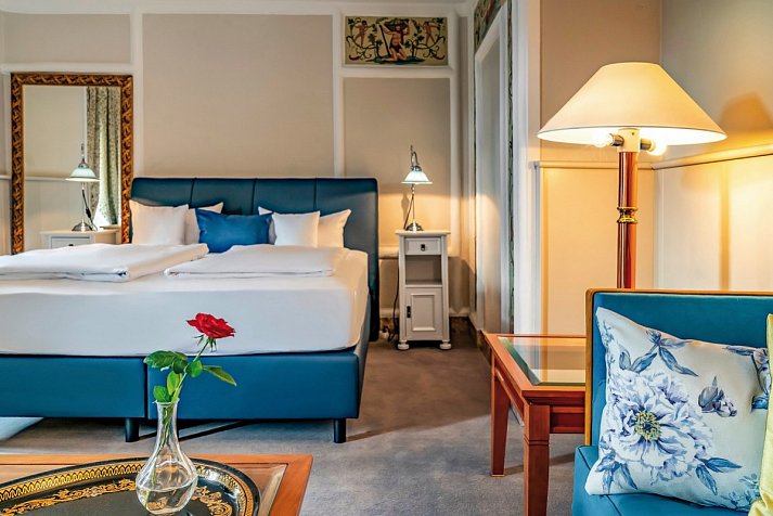 Romantik Jugendstilhotel Bellevue - Wohnbeispiel Doppelzimmer (Zimmercodierungen DB1 & DX1)