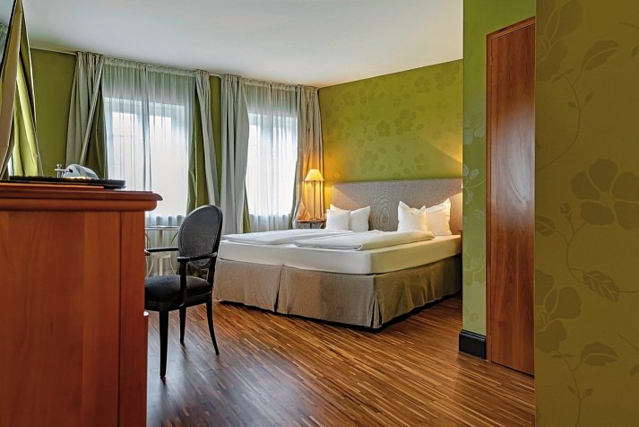 Romantik Jugendstilhotel Bellevue - Wohnbeispiel Doppelzimmer Komfort (Zimmercodierungen DF1 & DX2)