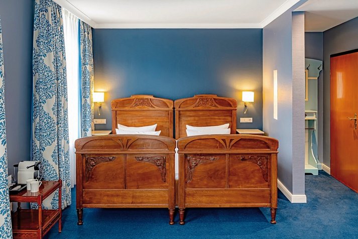 Romantik Jugendstilhotel Bellevue - Wohnbeispiel Doppelzimmer Komfort (Zimmercodierungen DF1 & DX2)