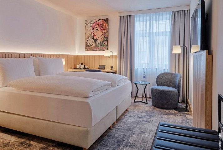 Dorint Hotel Würzburg - Wohnbeispiel Doppelzimmer Standard (Zimmercodierung DG1)