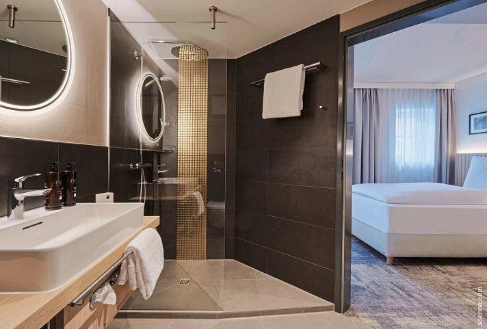 Dorint Hotel Würzburg - Wohnbeispiel Doppelzimmer Standard (Zimmercodierung DG1)