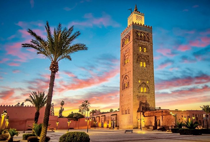 Glanzvolle Königsstädte (Privatreise ab/bis Marrakesch) - Marrakesch - Koutoubia-Moschee