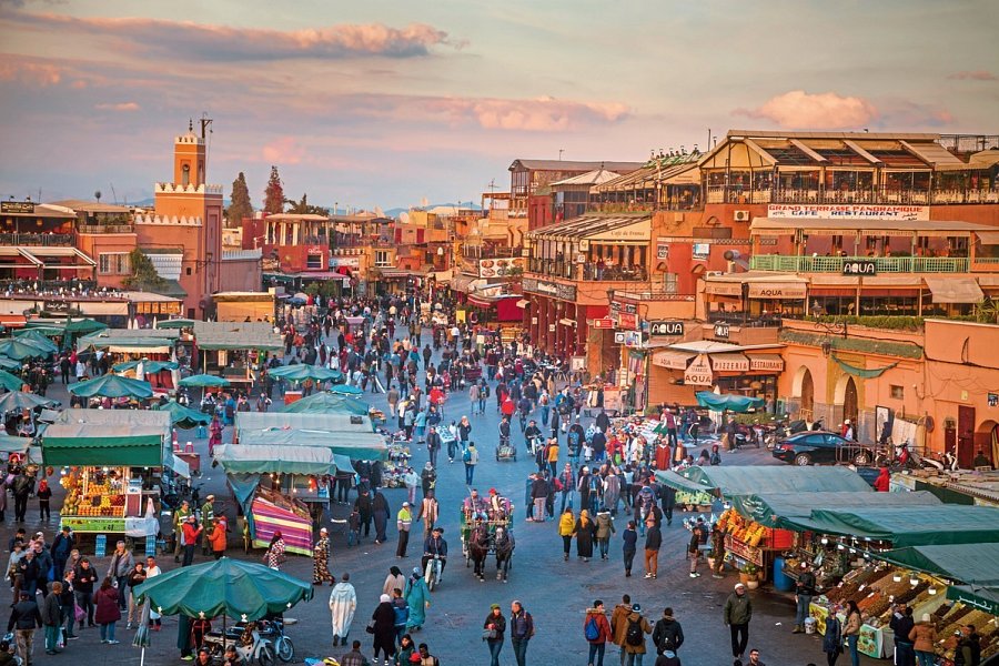 Glanzvolle Königsstädte - Djemaa el Fna - Marrakesch