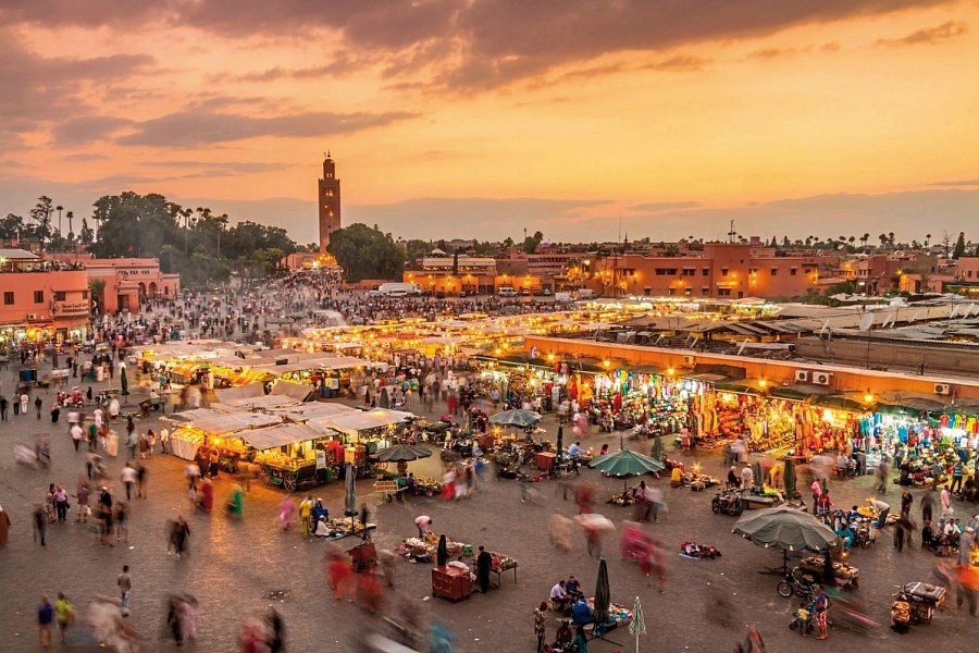 Glanzvolle Königsstädte - Djemaa el Fna - Marrakesch