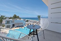 Avra Beach Resort - Wohnbeispiel Doppelzimmer Superior seitl. Meerblick (Zimmercodierung DSN)