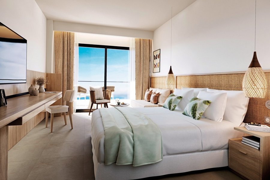 Electra Palace - Wohnbeispiel Doppelzimmer Superior Meeresfront (Zimmercodierung DSO)