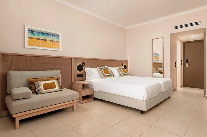 Electra Palace - Wohnbeispiel Doppelzimmer Superior Meeresfront (Zimmercodierung DSO)