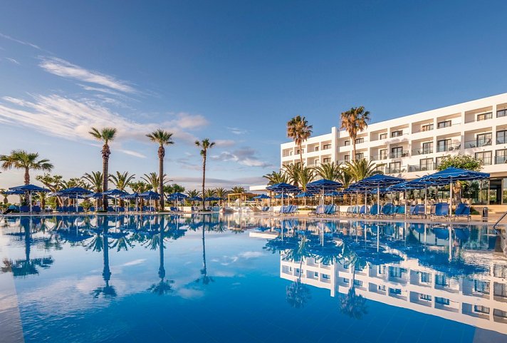 Mitsis Faliraki - Wohnbeispiel Doppelzimmer Meerblick (Zimmercodierung DBM)