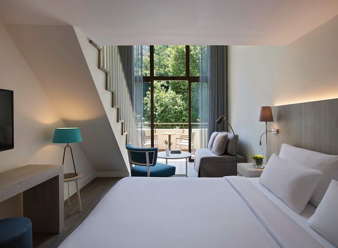 Amus Hotel & Spa - Wohnbeispiel Maisonette Landblick (Zimmercodierung MBL)