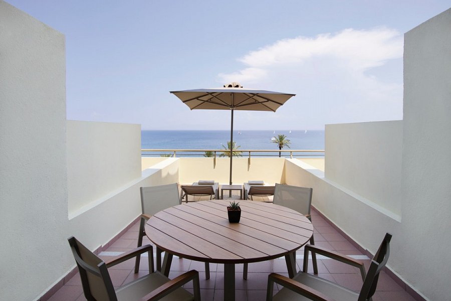 Amus Hotel & Spa - Wohnbeispiel Maisonette Meerblick (Zimmercodierung MBM)