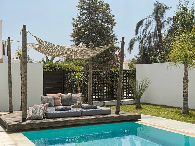 Aulus Lindos Rhodes, Curio Collection by Hilton - Wohnbeispiel Tropical Zen Bungalow Suite mit Privatpool (Zimmercodierung B1R)